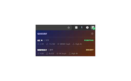 goSurf screenshot 1