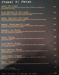 Paakashala menu 5