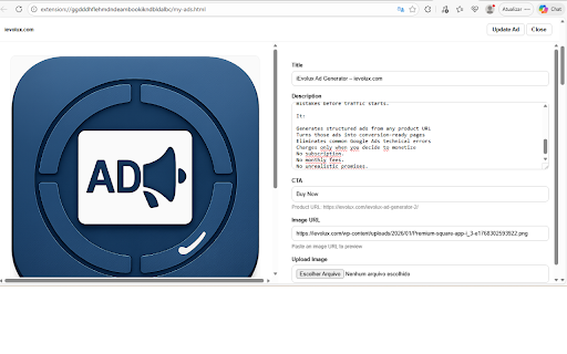 iEvolux Ad Generator screenshot 2