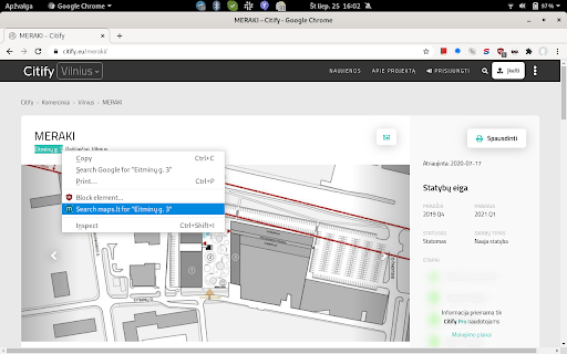 Ieškoti maps.lt kontekstinis meniu
