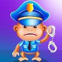 Icon Police pig detective game