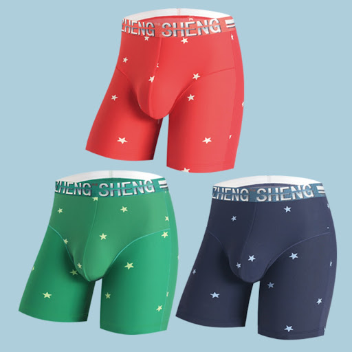 Title 2, Mens Lengthened Sports Underwear Enhanced Comf...