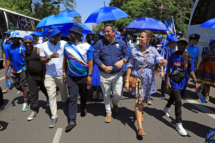 DA leader John Steenhuisen told thousands of DA supporters that, for the first time since 1994, there was a real chance the ANC's support could dip below 50%.