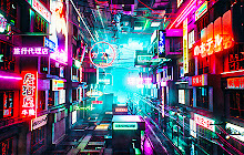 Neon Streets Wallpapers New Tab small promo image