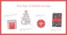 Four Days of Savings - Christmas item