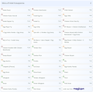 Hotel Karuppanna menu 2