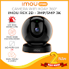 Camera Imou Rex 2D 3K 3Mp/5Mp - Camera Quay Quét 360 Độ, Ai Phát Hiện Người, Có Còi Và Đèn Báo, Đàm Thoại 2 Chiều - Hàng Chính Hãng