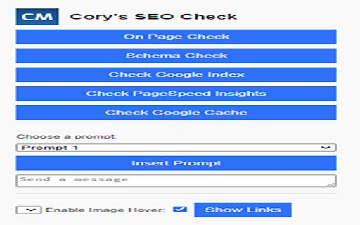 Cory's SEO Check