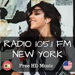 Cover Image of Download Radio 105.1 Fm New York Live Stations Free Online 1.0 APK