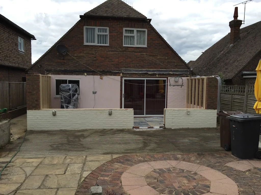 Album cover: various projects including garden refurbishments