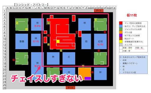 マップ右側でチェイスしすぎない