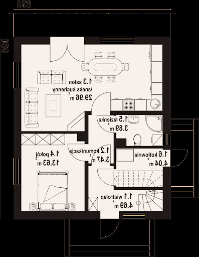 Grochowo nowe 3 bb - Rzut parteru