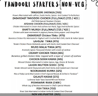 Zabardast Zaffran menu 3