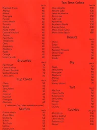 Bakers & More menu 3