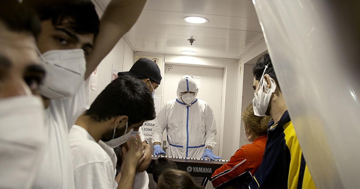 Cruise ships repurposed to quarantine migrants rescued from the Mediterranean - The Caravan