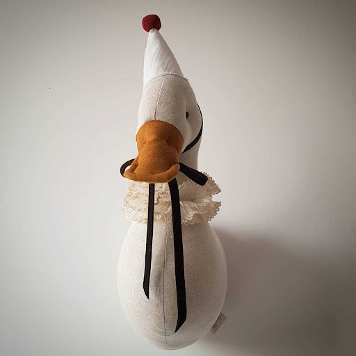 Title 5, Cute Duck Shape Head Ornament Wall Pendant Chil...