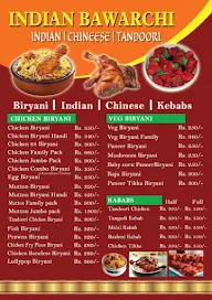 Indian Bawarchi menu 2