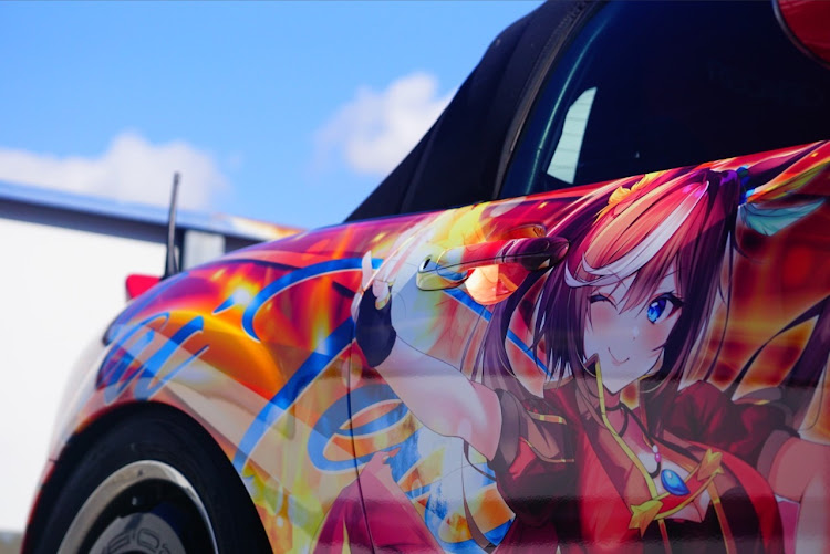 ロードスターの実は限定車・トウカイテイオー・痛車・ロードスター ・痛車天国に関するカスタム事例の投稿画像2枚目
