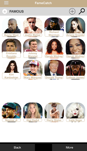 Famecatch celebrities locator