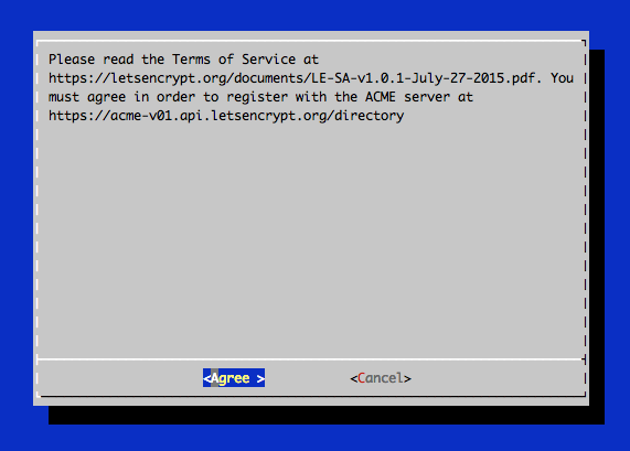 Let's Encrypt Subscriber's Agreement