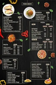 Bcrazee Cafe menu 1