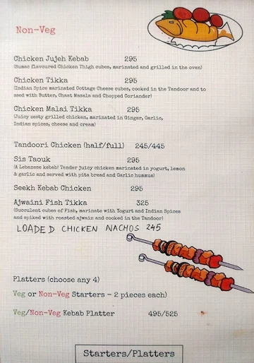 Bhookha menu 