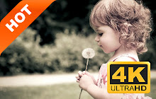 Little girl new tab HD pop portrait theme small promo image