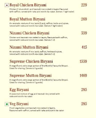 Paradise Biryani menu 3