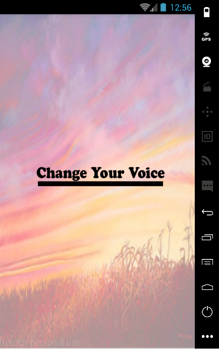 Girl call voice manager online Screen 1
