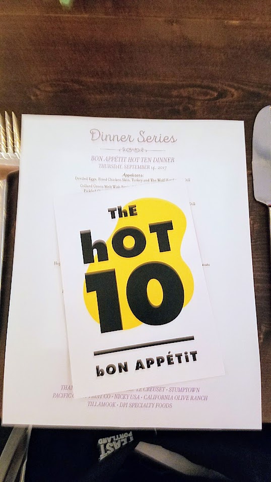 Feast Portland 2017 Bon Appétit Hot Ten Dinner