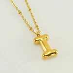 Golden I With Chain