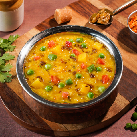 Jain Mix Veggies Khichdi