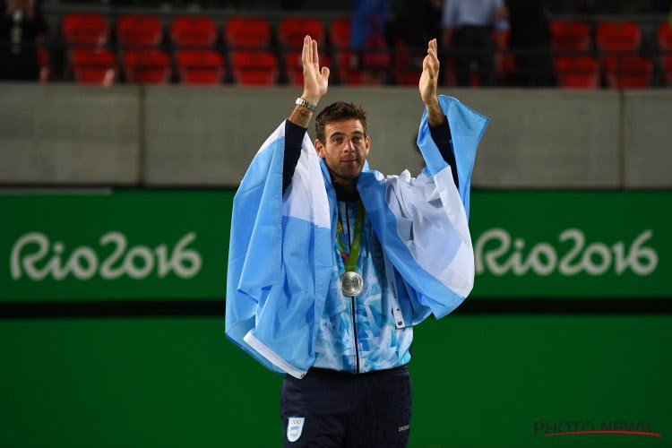 Zilveren medaille Juan Martin Del Potro krijgt uitstekend nieuws te horen van US Open