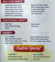 Kadimi Caterers menu 5