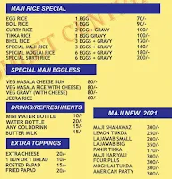 Maji Sainik Omlet Centre menu 3