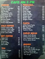 Cafe Am 2 Pm menu 5
