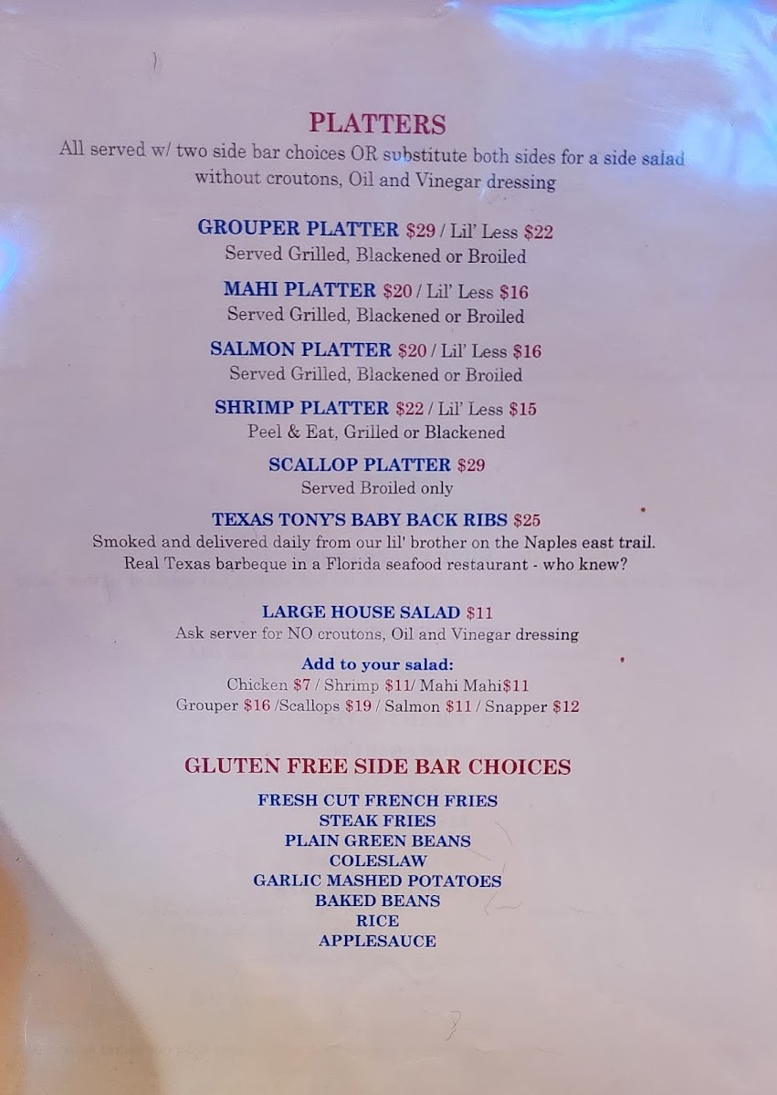 Other side of GF menu