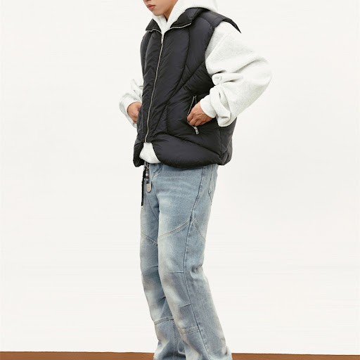 Title 7, Functional Vest Coat Stand Collar Design Struct...