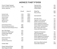 Aonez Fast Food menu 2