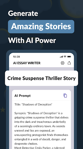 Screenshot AI Story Writer-Write Stories