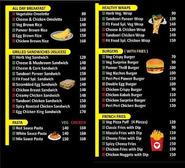 Fit Food 27 menu 