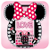 Cute Pink Diamond Minny Bowknot Keyboard Theme icon