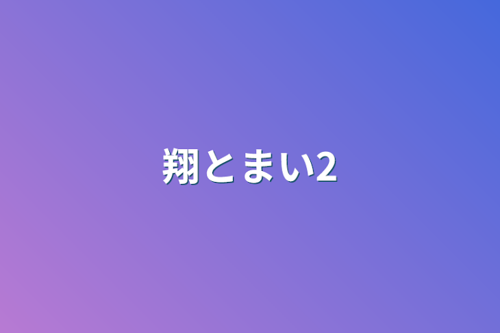 「翔とまい2」のメインビジュアル