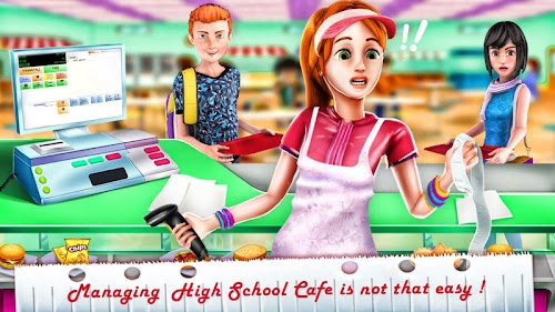 Android application High School Cafe Manager screenshort