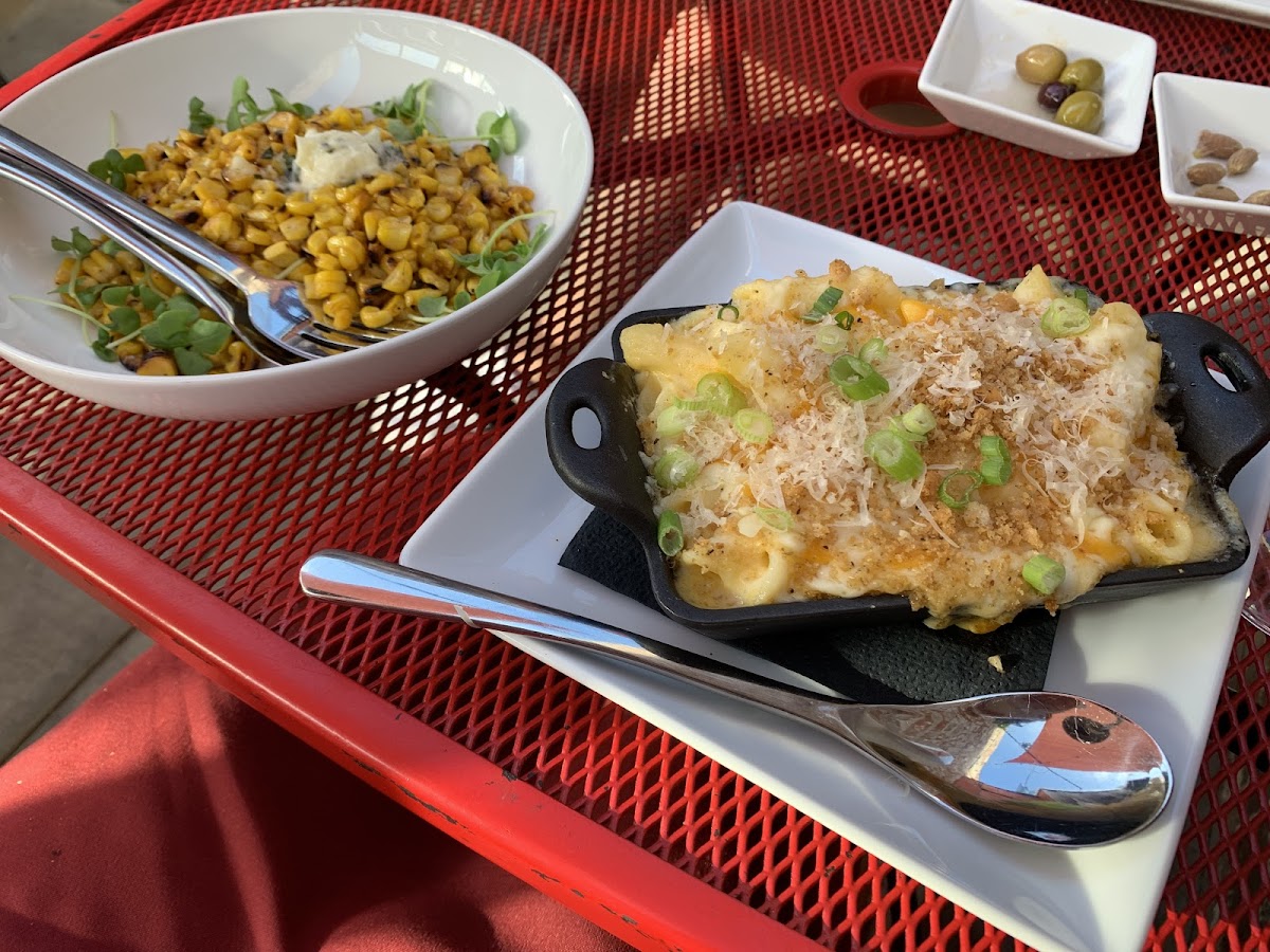 Mac and Cheese and Summer Corn