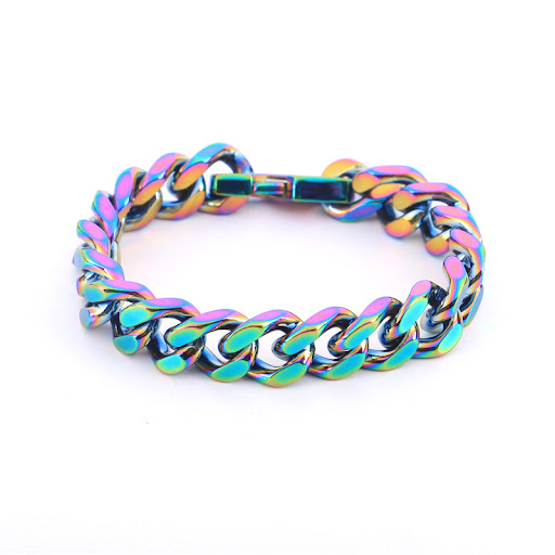 Title 4, Symphony Cuban Bracelet Simple Hip Hop Jewelry ...