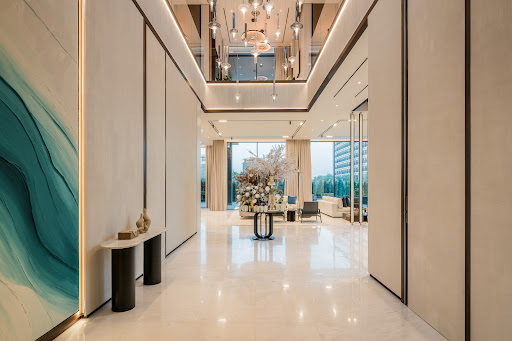 Maison contemporaine avec piscine et jardin 2