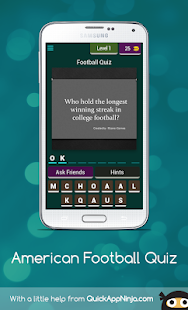 American Football Quiz - náhled