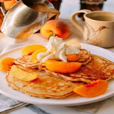 Peach And Honey Pancake