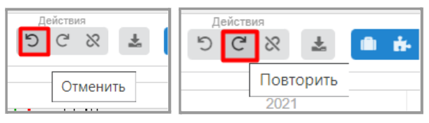 Рис.10. Если что-то пошло не так, действие можно отменить